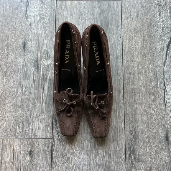 Vintage Prada kitten heel Mocassin - Picture 3 of 10